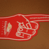 Giant foam hands printed with your logo image