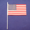Custom printed hand held flag 10x15cm image