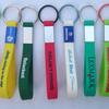 Silicone key chain with aluminium plate image