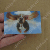 Lenticular print, business card size (54x86mm), customised image