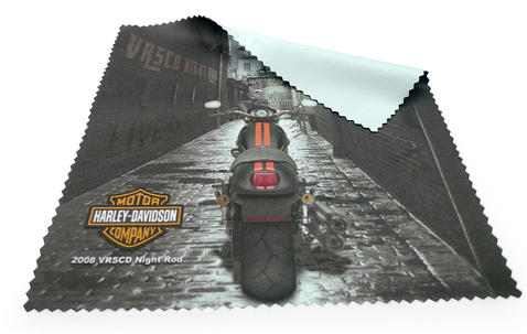 Extra large microfiber car cleaning cloth with custom print image