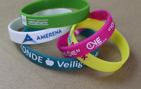 Silicone wristbands 12mm image