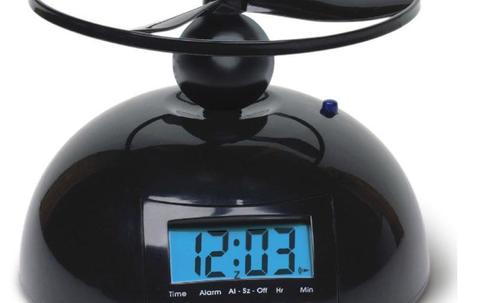 Custom branded flying alarm clock image