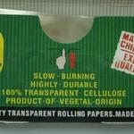 Extra long transparent rolling paper in custom branded packaging (110x36mm) image
