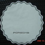 Custom printed / debossed paper coaster 90mm image