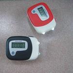 Pedometer with search light, custom-printed image