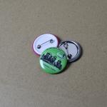 Metal button badge 30mm with custom print image