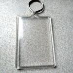 Lenticular print in keychain shell image