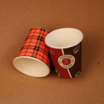 Paper cup 7 oz custom print and single wall image