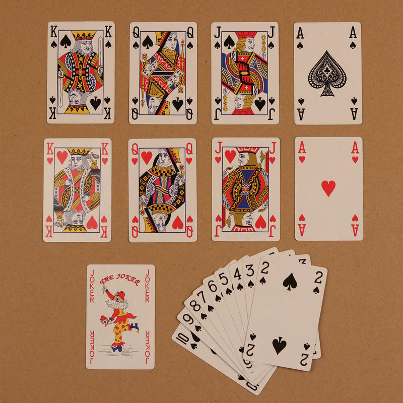 formaat speelkaarten gedrukt eigen ontwerp Dinilu, online offertes - direct duidelijkheid dus effectief inkopen