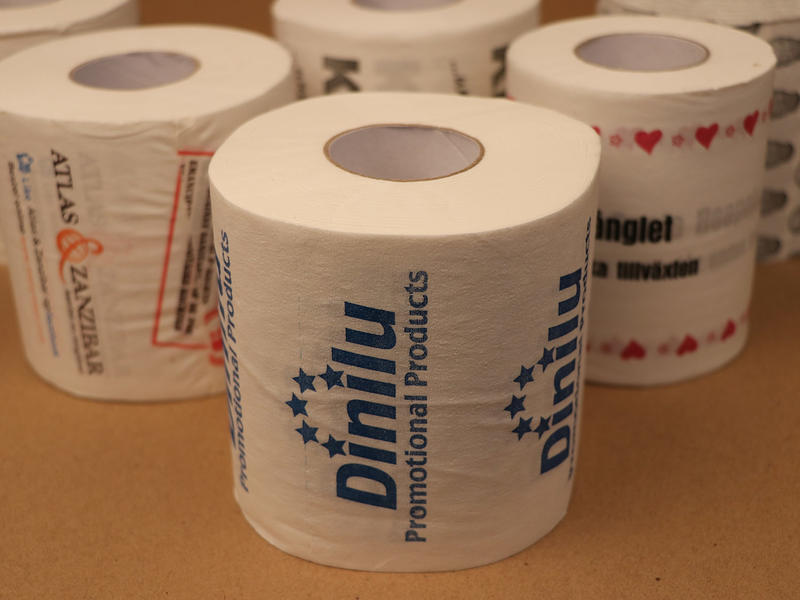Papier rouleau hygiénique WC à motif 100 euro toilettes